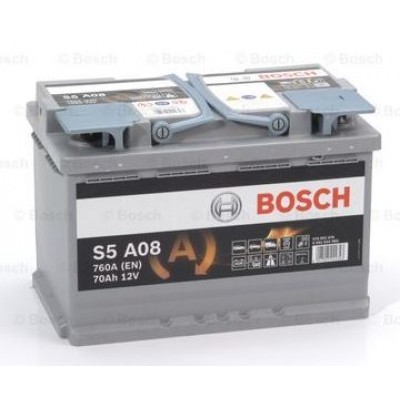 Акумулатор BOSCH S5 A08 AGM 70Ah 760A